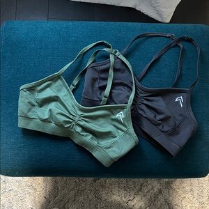 Women's Oneractive sports bras Green and Black